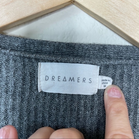 Dreamers Medium Gray Sweater - Picture 3 of 4